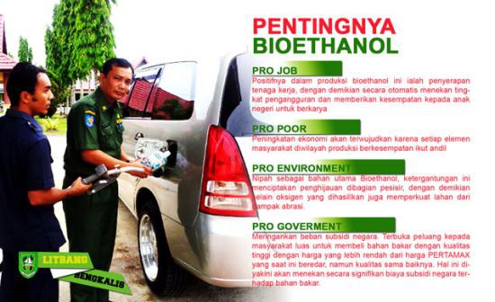 Bengkalis Pioner Bioethanol
